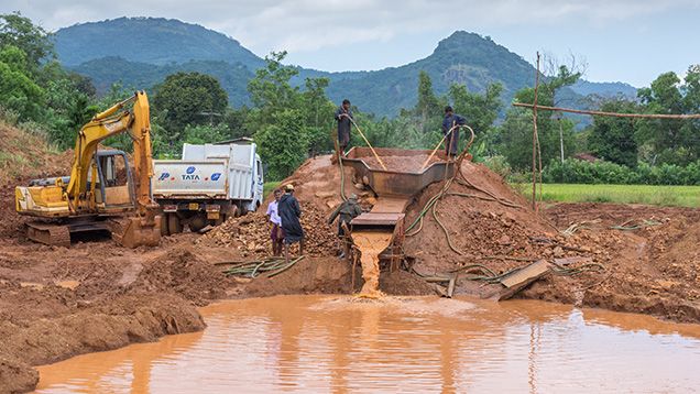 Land Mining for constrution website